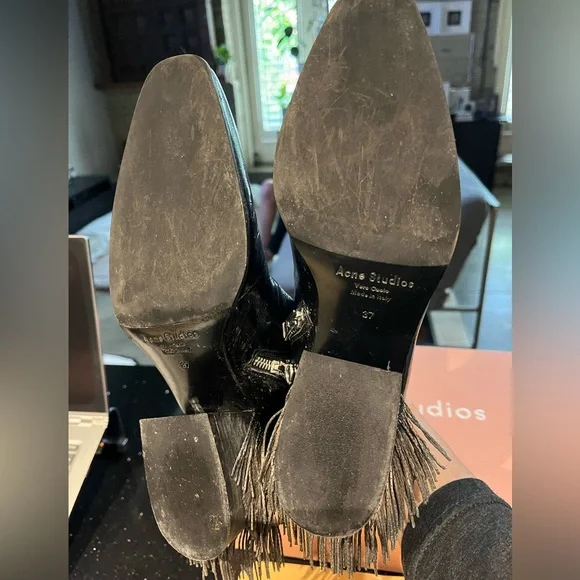 Acne Studios Ankle Boots with Tassle - Picture 4 of 8